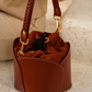 AMIE BUCKET BAG - BROWN