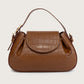 OLINA TOP HANDLE BAG - Brown Croco