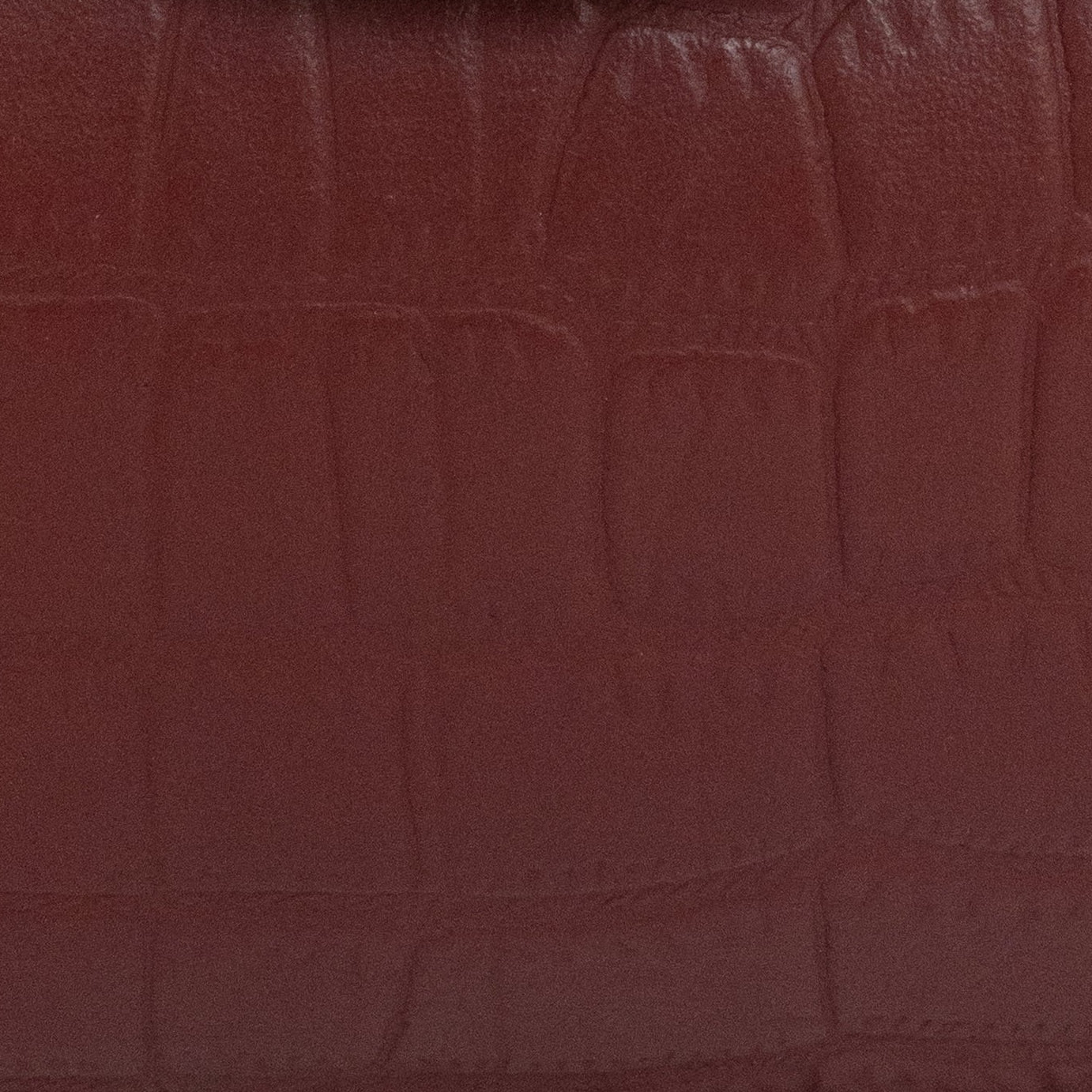 OLINA TOP HANDLE BAG - Maroon Croco