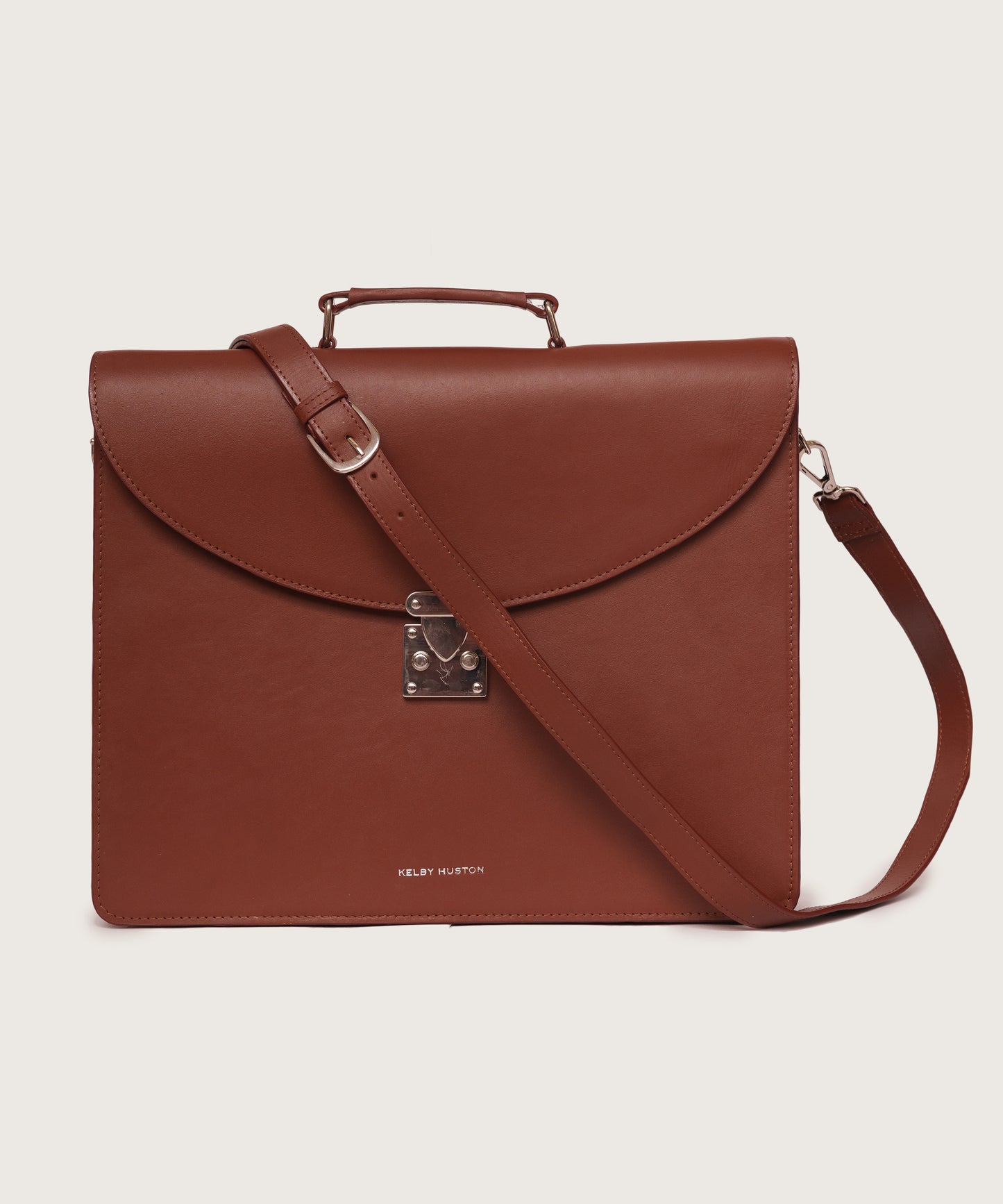 Odin Laptop Briefcase Bag -Brown