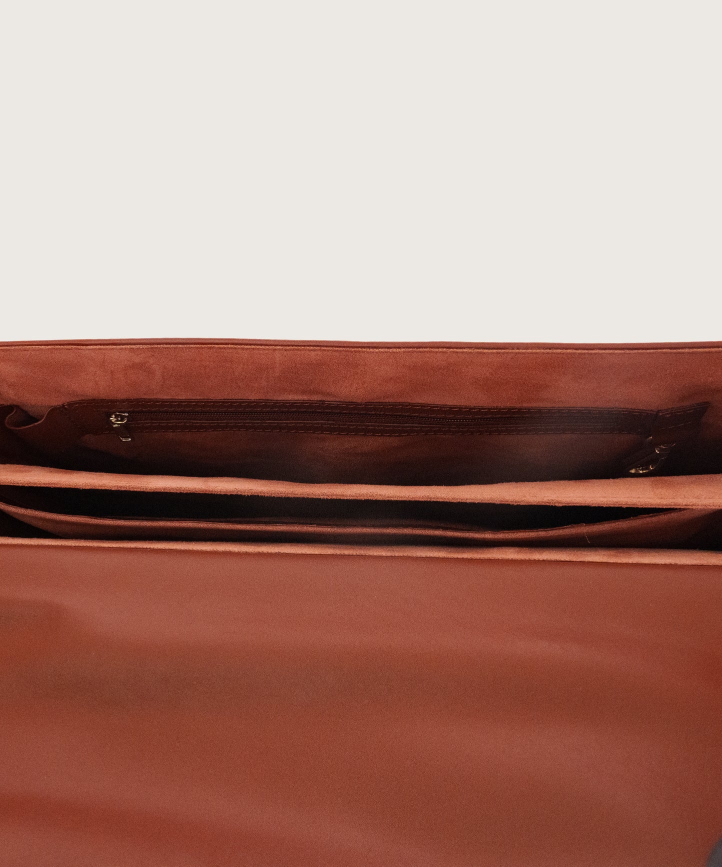 Odin Laptop Briefcase Bag -Brown