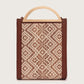 ELIN TOP HANDLE BAG - BROWN