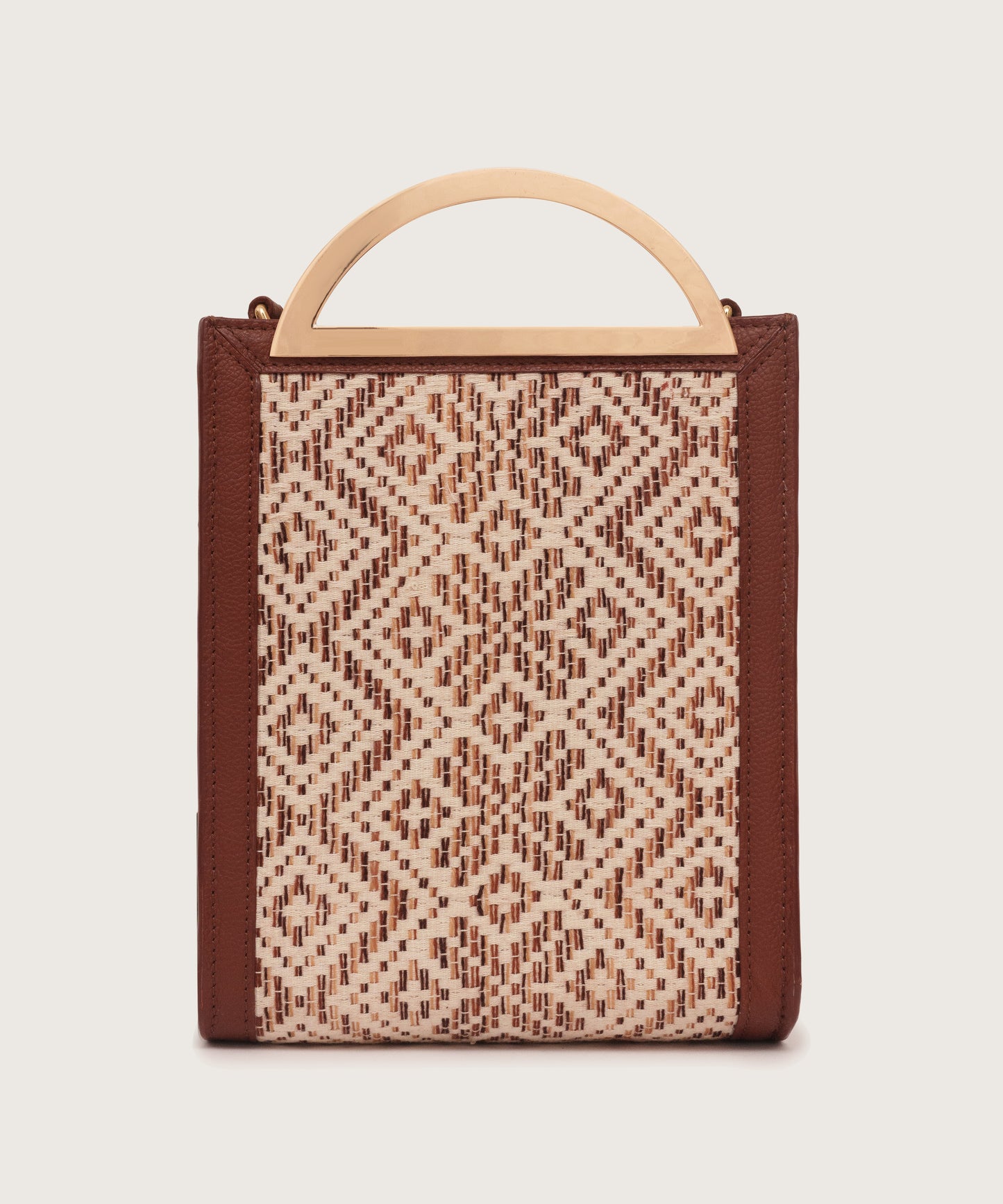 ELIN TOP HANDLE BAG - BROWN