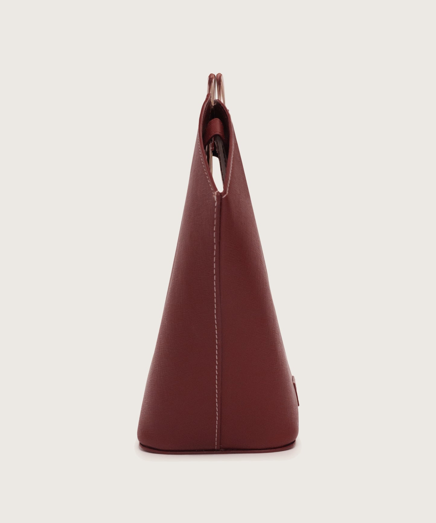LIORA TOP HANDLE BAG - MAROON