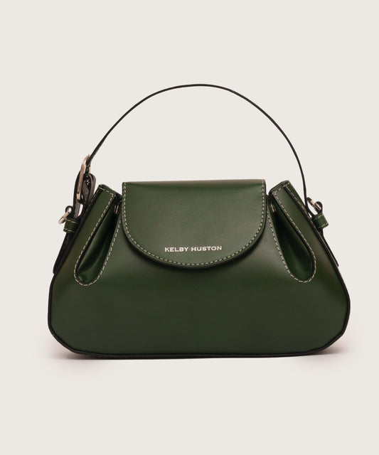 OLINA TOP HANDLE BAG - GREEN