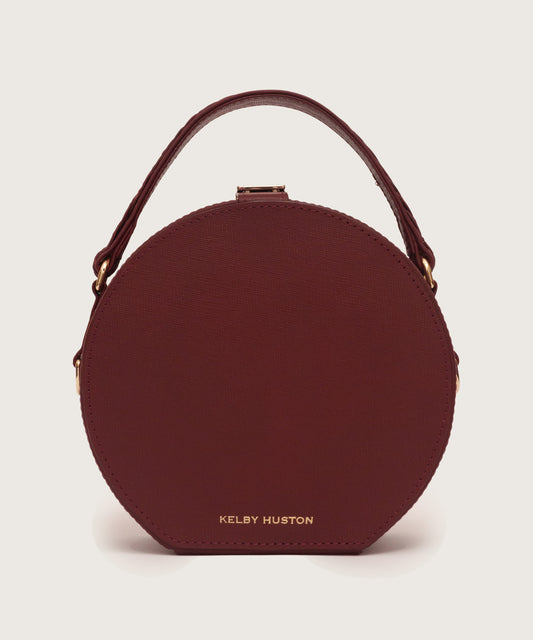 SERA TOP HANDLE BAG - MAROON