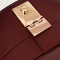 SERA TOP HANDLE BAG - MAROON