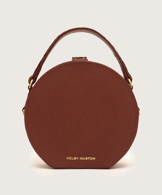 SERA TOP HANDLE BAG - BROWN