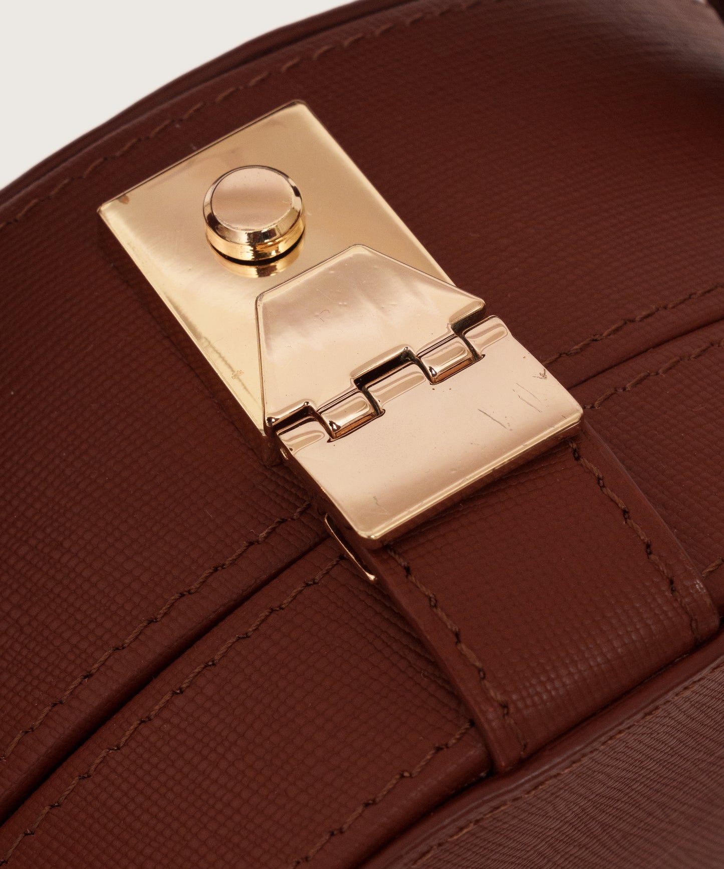 SERA TOP HANDLE BAG - BROWN