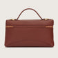CIEL TOP HANDLE BAG - BROWN