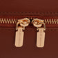 CIEL TOP HANDLE BAG - BROWN