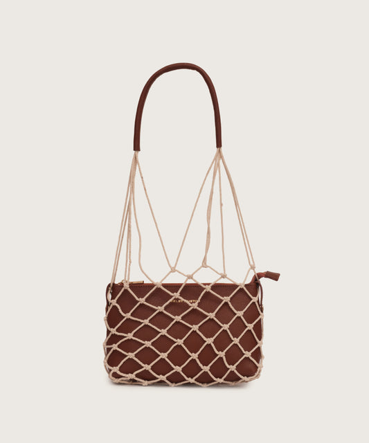 LUNE SHOULDER BAG - BROWN
