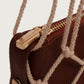 LUNE SHOULDER BAG - BROWN