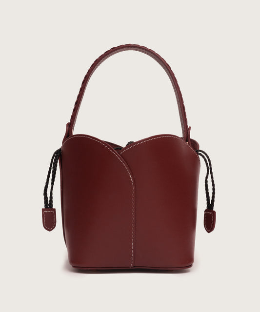 AMIE BUCKET BAG - MAROON