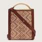 ELIN TOP HANDLE BAG - BROWN