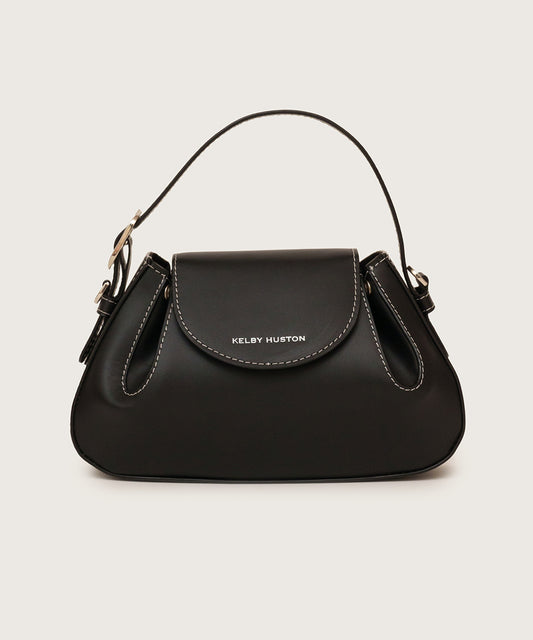 OLINA TOP HANDLE BAG - BLACK