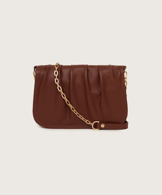 NOHA CROSSBODY SLING BAG - BROWN