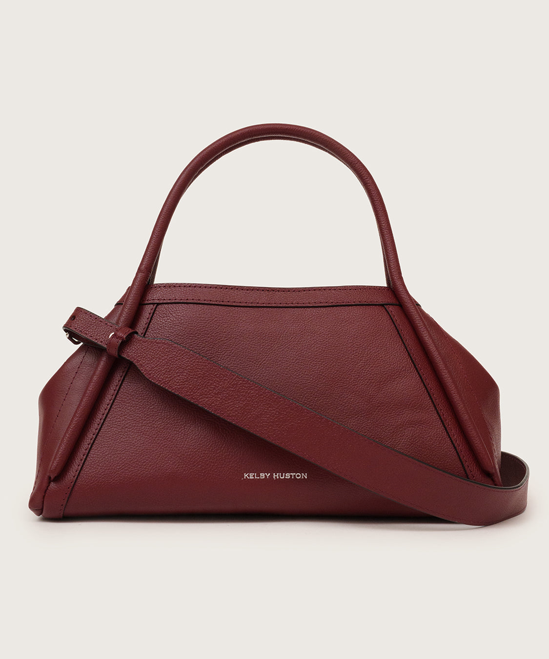 ELVIRA HANDBAG - BURGUNDY