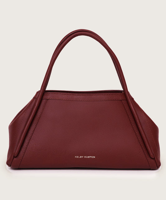 ELVIRA HANDBAG - BURGUNDY