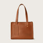 Ebony Structured Handbag  - Tan